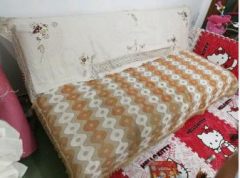 三人沙发，浅色调，送沙发罩